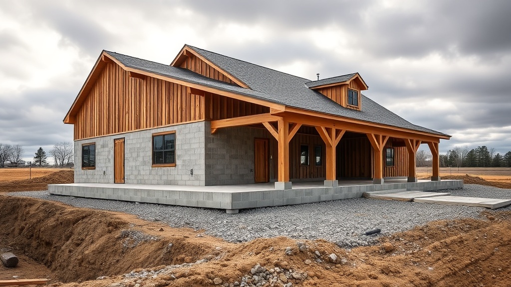 TimberHomes Post & Beam: Slab-on-Grade Foundation Cost Analysis for Barn Structures